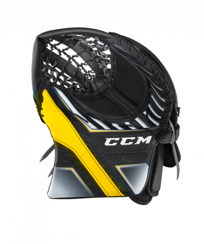 G LAPAČKA CCM AXIS SR - HRÁČ: SR, Barva: BLK/YEL/WHT