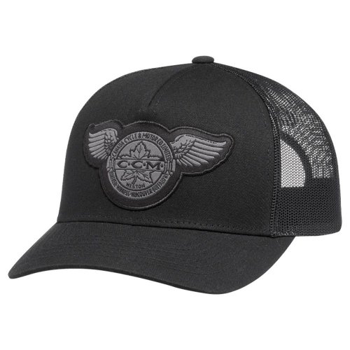 KŠILTOVKA CCM MONOCHROME MESHBACK TRUCKER ONESIZE - HRÁČ: ONESIZE, Barva: BLK, Velikost textilu: OSFA