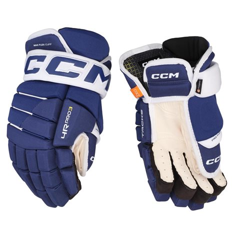 RUKAVICE CCM TACKS 4R PRO3 SR - HRÁČ: SR, Barva: BLK/GRY, Velikost rukavic: 14"