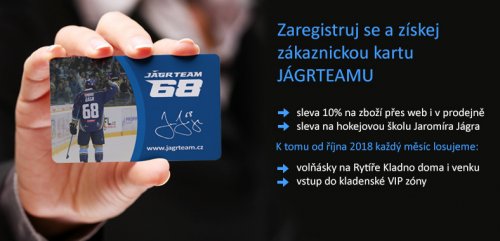 Zákaznická karta Jágrteamu